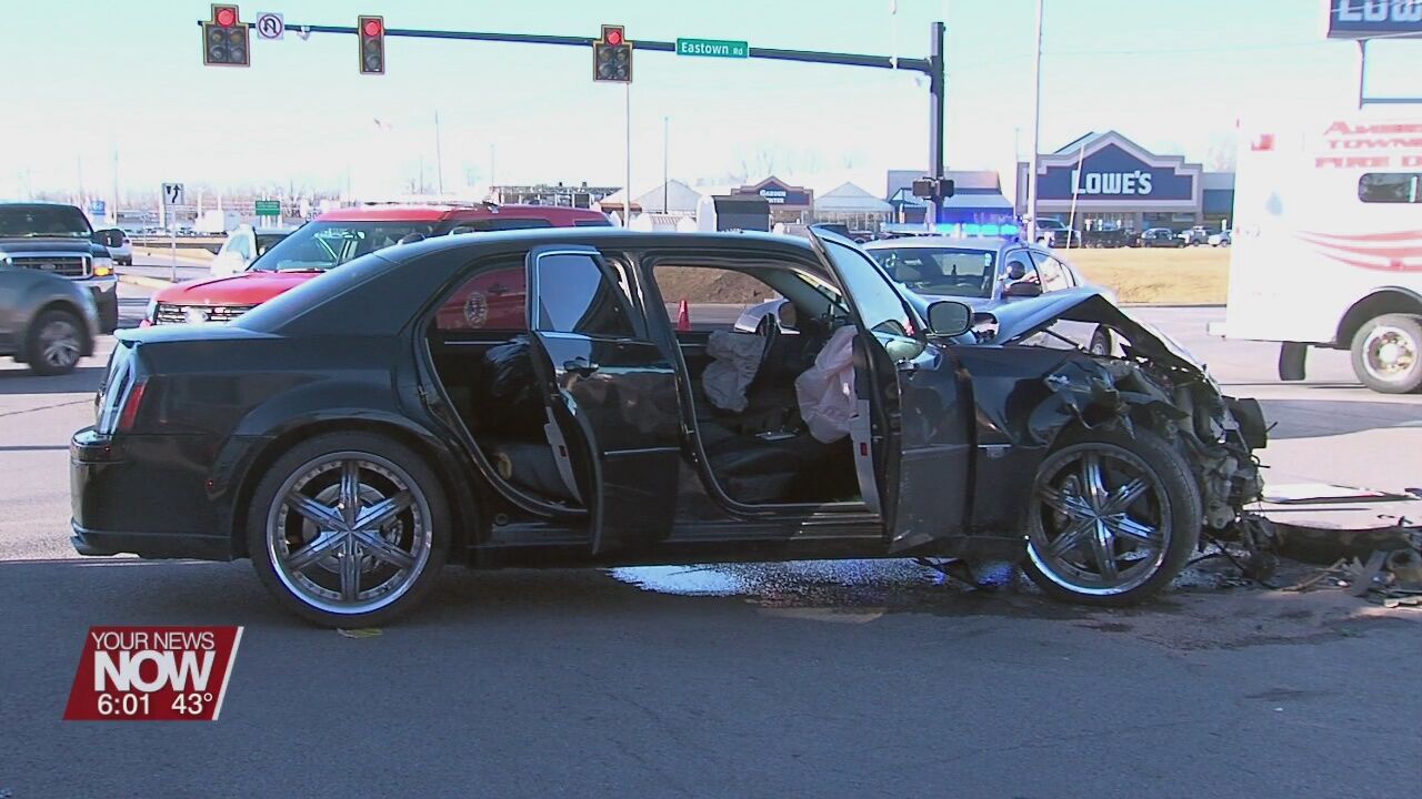 SUV flips in crash at intersection of Eastown and Elida